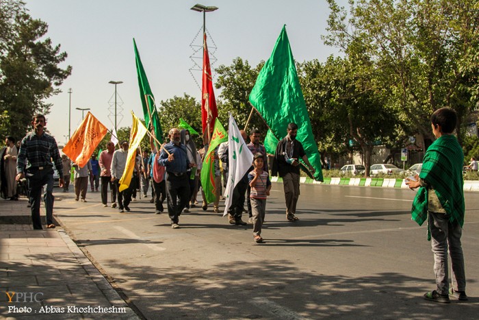 کاروان پیادهروی "بهشت تا بهشت"در مشهد مشهد ، کاروان پیادهروی "بهشت تا بهشت"در مشهد