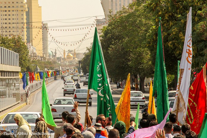 کاروان پیادهروی "بهشت تا بهشت"در مشهد کاروان پیادهروی "بهشت تا بهشت"در مشهد