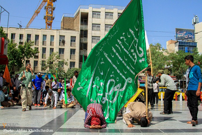 کاروان پیادهروی "بهشت تا بهشت"در مشهد کاروان پیادهروی "بهشت تا بهشت"در مشهد