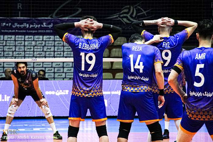 دیدار تیم های والیبال سایپا تهران _ شهرداری گنبد لیگ برتر _ دیدار تیم های والیبال سایپا تهران _ شهرداری گنبد