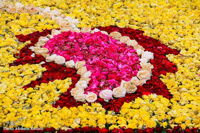 نمایش دومین فرش سرگُل جهان در محلات