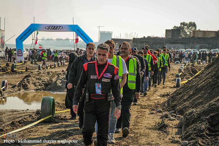 برگزاری مسابقات آفرود در شهر شیرود تنکابن