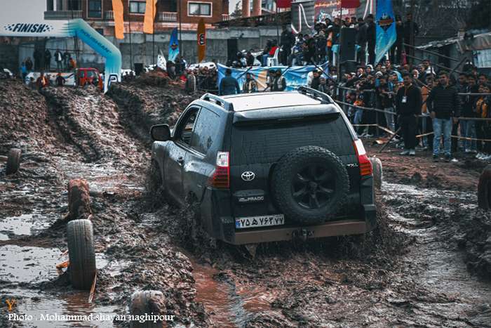 برگزاری مسابقات آفرود در شهر شیرود تنکابن