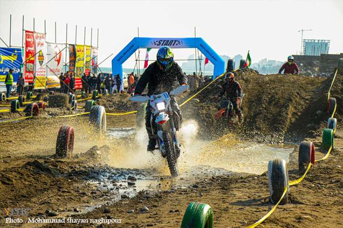 برگزاری مسابقات آفرود در شهر شیرود تنکابن