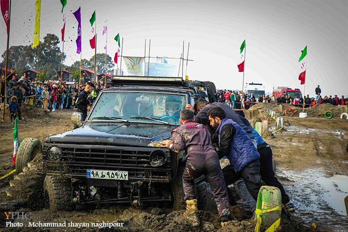 برگزاری مسابقات آفرود در شهر شیرود تنکابن