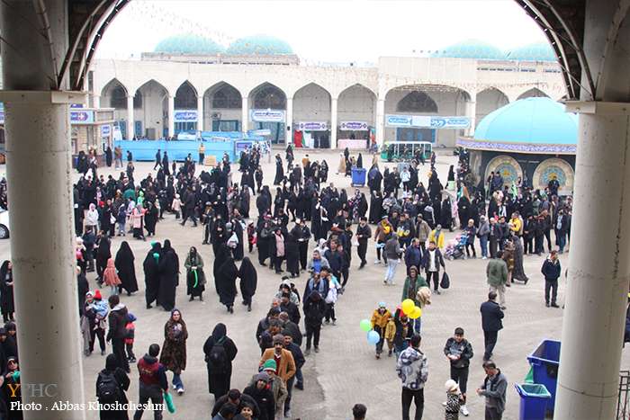 پخت و توزیع کیک ۳۱۳ متری همزمان با نیمه شعبان