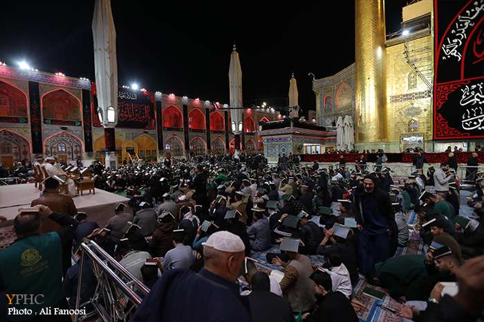 شب بیست و سوم ماه رمضان در حرم امیرالمومنین