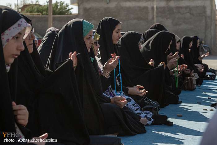 اقامه نماز عید سعید فطر در شهرستان میان آباد