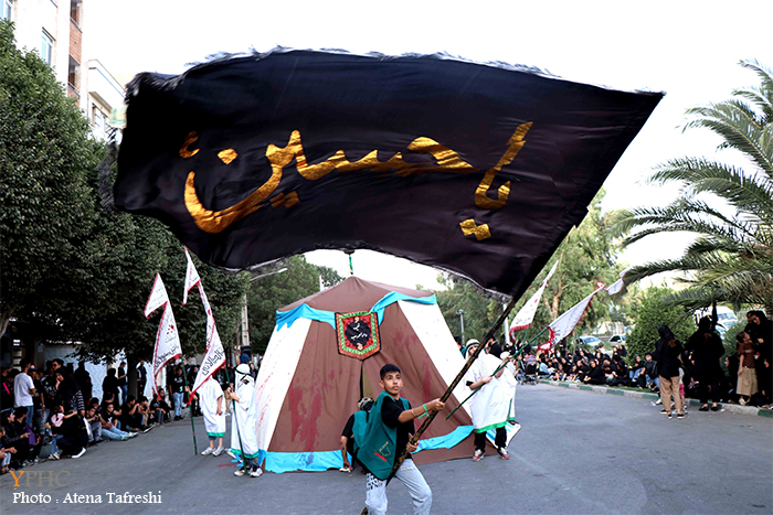 مراسم خیمه سوزان ظهر عاشورا حسینی (ع)