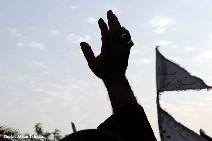 مراسم خیمه سوزان ظهر عاشورا حسینی (ع)