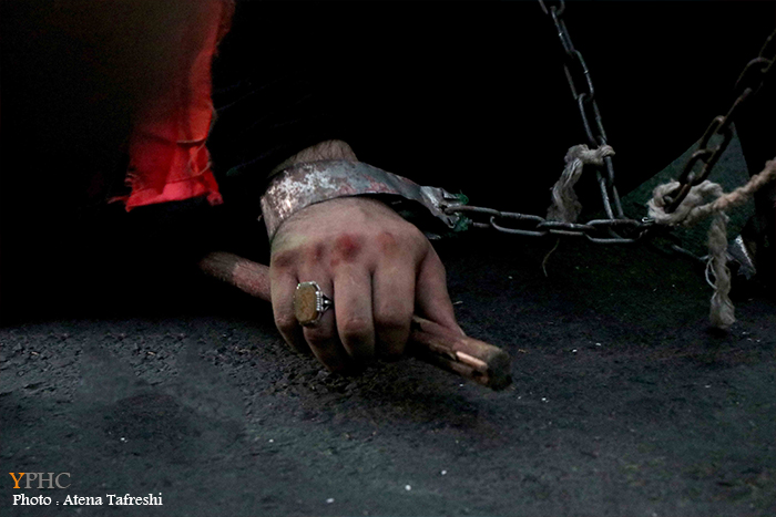 مراسم خیمه سوزان ظهر عاشورا حسینی (ع)