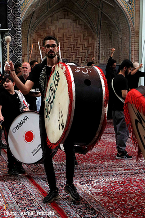 عزاداری تاسوعای حسینی در بازار بزرگ تهران