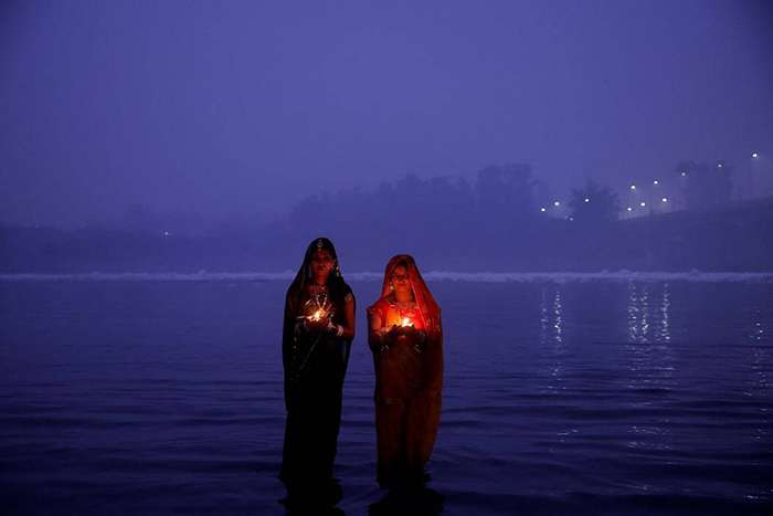 مه دود سمی بر آسمان پایتخت هند