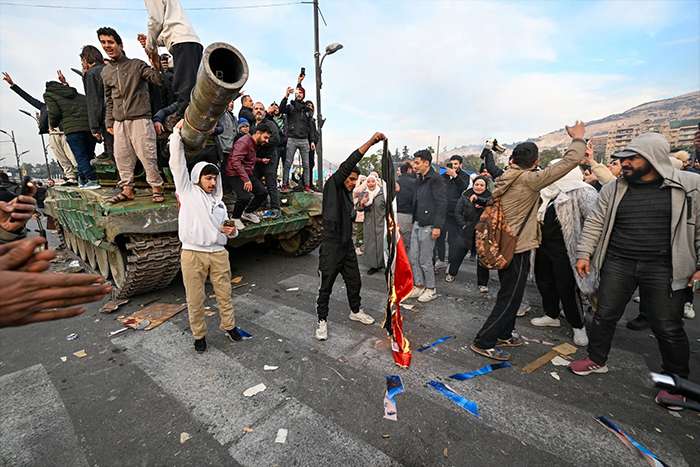 سوری‌ها در سراسر جهان سقوط بشار اسد را جشن گرفتند.