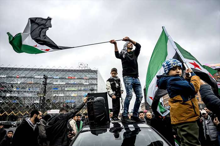 سوری‌ها در سراسر جهان سقوط بشار اسد را جشن گرفتند.