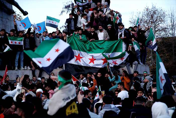 سوری‌ها در سراسر جهان سقوط بشار اسد را جشن گرفتند.