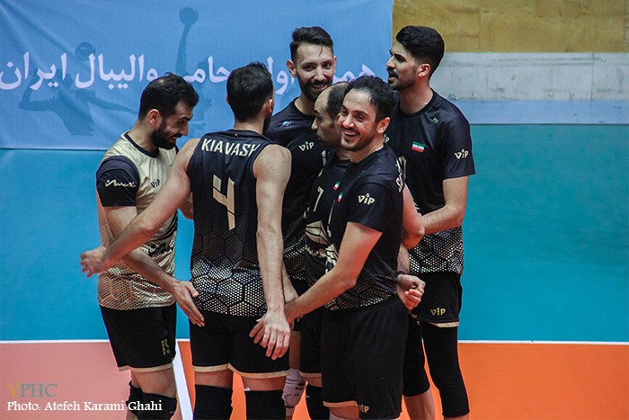 دیدار بین تیم های والیبال سایپا و هورسان رامسر