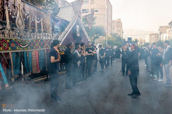 هیئت عزاداری مسجد جامع الرسول در روز تاسوعا حسینی