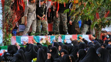 تشییع پیکرهای مطهر شهدای گمنام در محلات تشییع پیکرهای مطهر شهدای گمنام در محلات