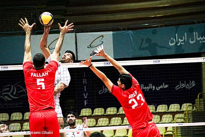 دیدار تیمهای والیبال گیتی پسند اصفهان و فولاد سیرجان