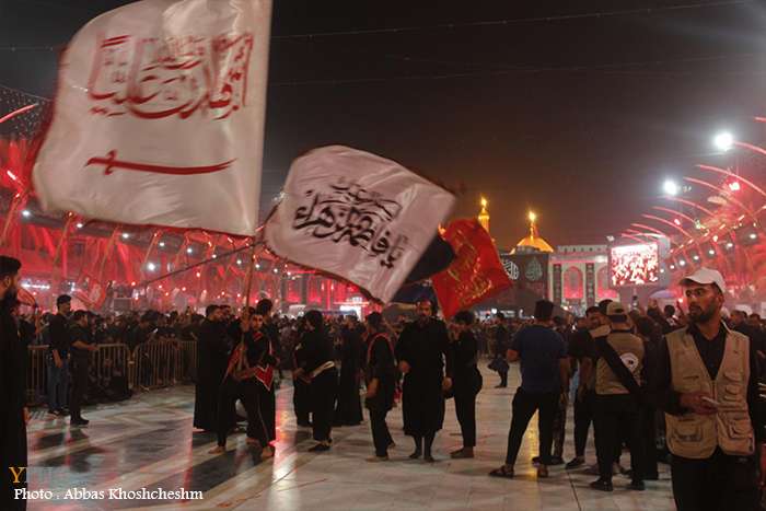 حال و هوای کربلا در شب اربعین