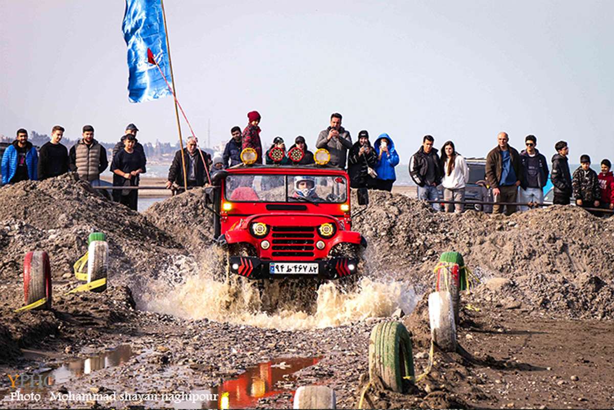 برگزاری مسابقات آفرود در شهر شیرود تنکابن