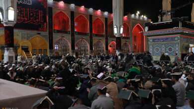 شب بیست و سوم ماه رمضان در حرم امیرالمومنین