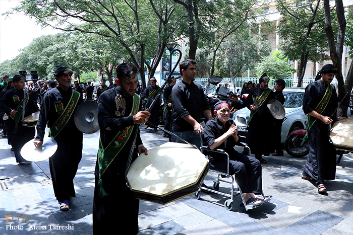 عزاداری تاسوعای حسینی در بازار بزرگ تهران
