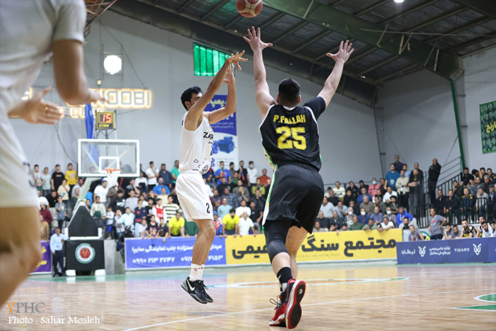 دیدار تیم های بسکتبال زاگرس جنوبی جهرم _ کاله مازندران