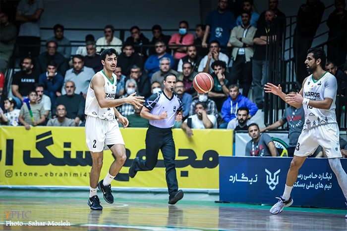 دیدار تیم های بسکتبال زاگرس جنوبی جهرم _ کاله مازندران