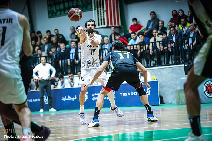 دیدار تیم های بسکتبال زاگرس جنوبی جهرم _ کاله مازندران