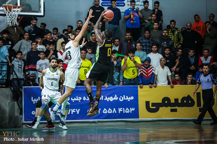 دیدار تیم های بسکتبال زاگرس جنوبی جهرم _ کاله مازندران