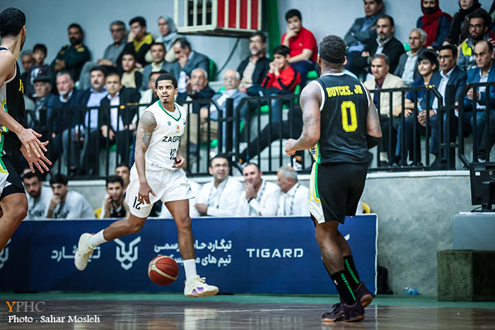 دیدار تیم های بسکتبال زاگرس جنوبی جهرم _ کاله مازندران