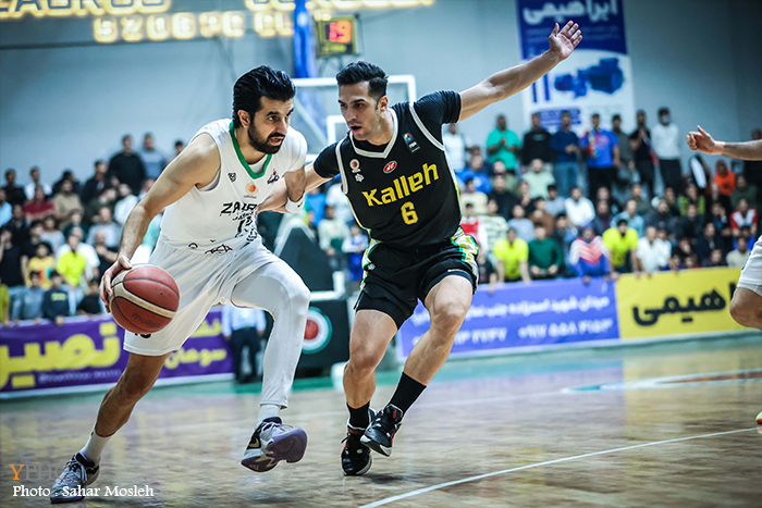 دیدار تیم های بسکتبال زاگرس جنوبی جهرم _ کاله مازندران