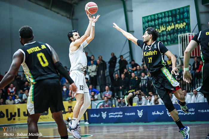 دیدار تیم های بسکتبال زاگرس جنوبی جهرم _ کاله مازندران