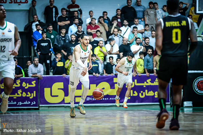 دیدار تیم های بسکتبال زاگرس جنوبی جهرم _ کاله مازندران