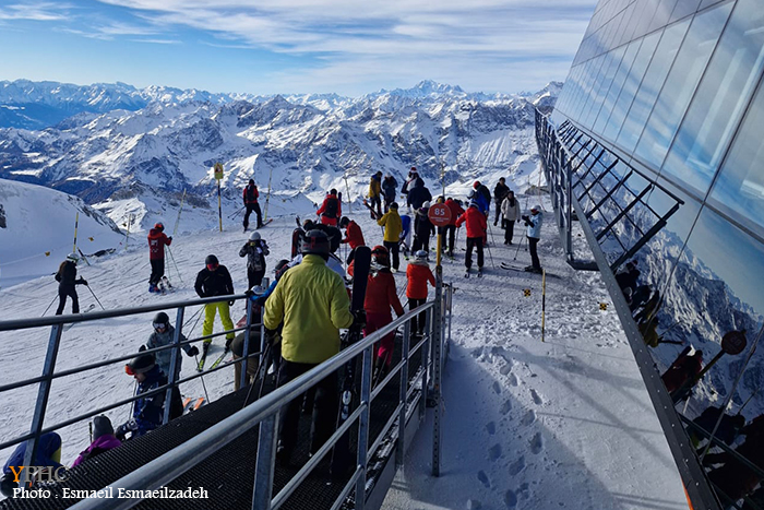 یخچال ماترهورن در دهکده زرمات سوئیس