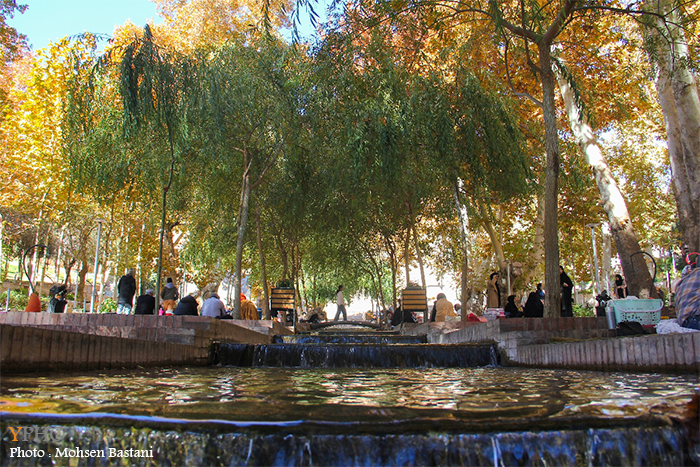 پاییز هزار رنگ در سرچشمه محلات شهر گل ها