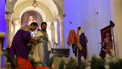 مراسم آغاز سال نو میلادی در کلیساهای سرگیس و گریگور مقدس