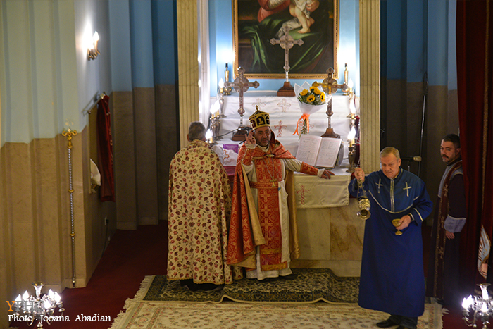 مراسم آغاز سال نو میلادی در کلیساهای سرگیس و گریگور مقدس