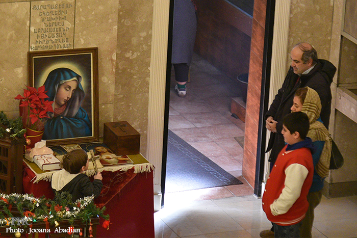 مراسم آغاز سال نو میلادی در کلیساهای سرگیس و گریگور مقدس